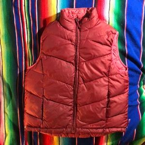 L.L. Bean Reversible Down Vest! Pink and Red 🌺🌸